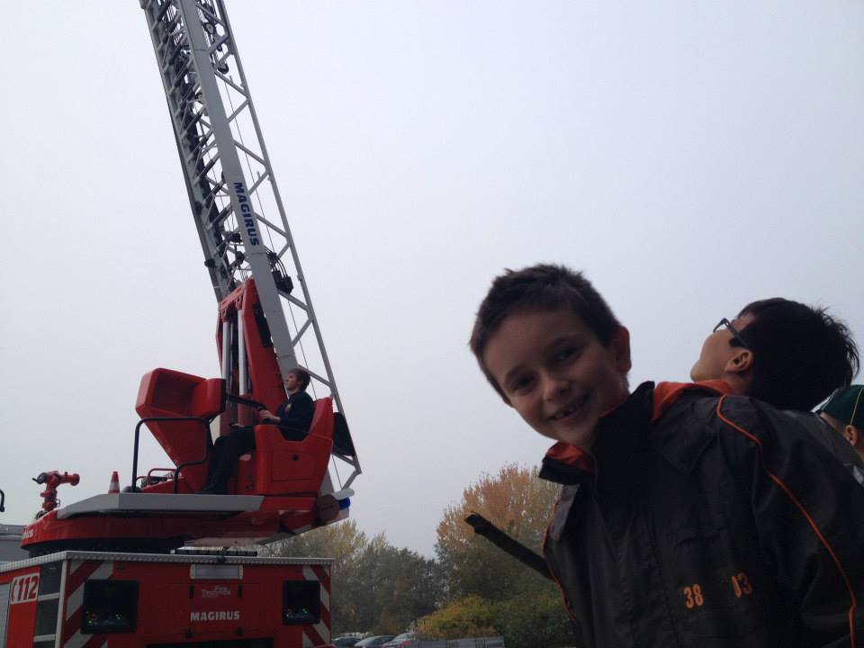 Sint-Martinus den XIIde - Bezoek Brandweer Welpen Kiewit